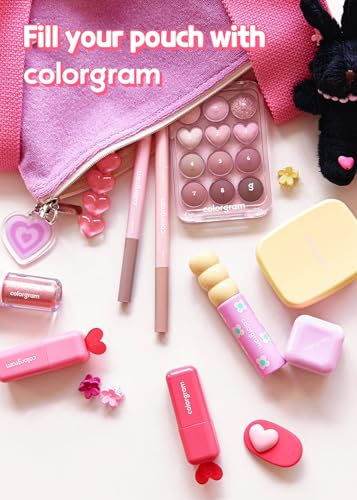 COLORGRAM Fruity Glass Tint 07 Shy Guava | Korean High Shine Lip Plumper | Glossy Lip Gloss with Lovely Soft Pink Shade | Buildable, Blendable, Moisturizing, Non-Sticky, Long-Lasting, | 0.11 Oz