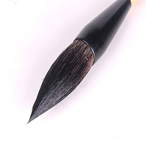 Hbasyp Chinese Traditional Calligraphy Brush/Chinese Calligraphy Watercolor Drawing Brush-Large brush (5-Pack)