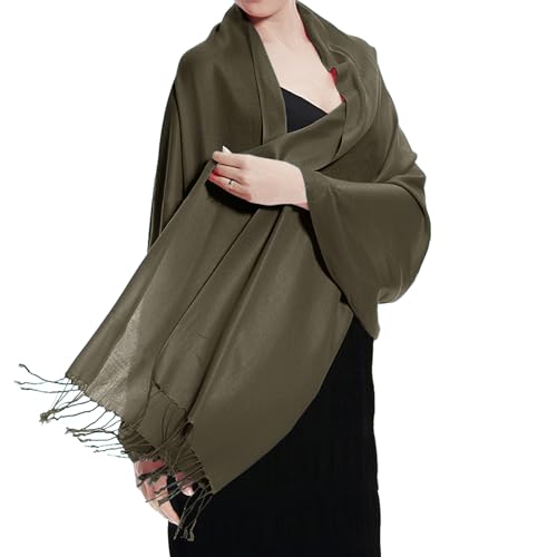 TZ Promise Women's Pashmina Shawls and Wraps for Evening Dress Soft Wedding Bridal Winter Warm Long Large Scarves (Lilac)