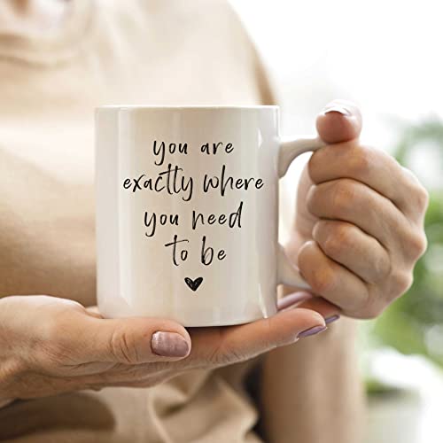 QASHWEY Always Remember You Are Braver Than You Think Coffee Mugs Mug, Inspirational Gifts for Women Girls Wife Her Sister Mom Girlfriend, Birthday Gift Double Side Printed Ceramic Mug Cup 11 Ounce