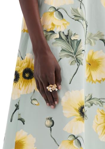 Oscar de la Renta, Flower Garden Ring, Gold