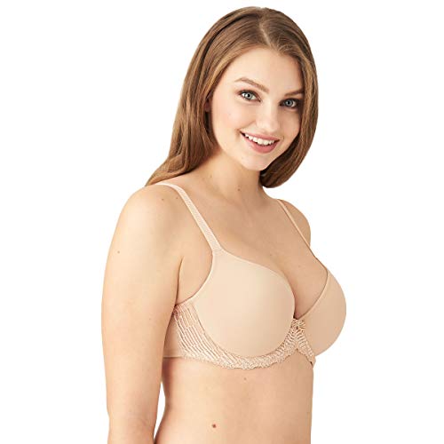 Wacoal womens La Femme contour Underwire T-Shirt Bra, BLACK, 34DD