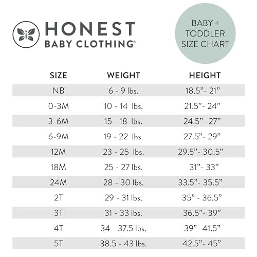 HonestBaby Polo T-Shirt Short and Long Sleeve Tees 100% Organic Cotton Infant Baby, Toddler, Kids Boys, Girls, Unisex, 1-Pack Bright White