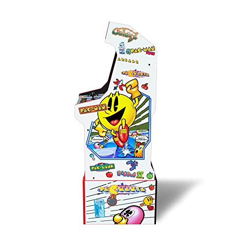Arcade1Up PAC-Man Customizable Arcade Game Featuring PAC-Mania - Includes 14 Games & 100 Bonus Stickers