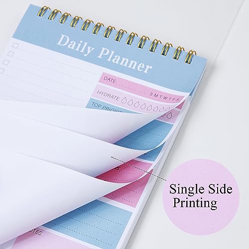 MSTONAL Do List Notepad, 52 Sheets To Do List Planner, 5.2"x7.8" To Do List Notebook, Undated Daily Planner 2024 for School/Office Supplies