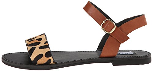 Steve Madden Women's Donddi Sandal, Bone Leather, 9.5 M US