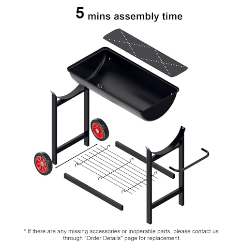 Aveyas Metal Raised Planter Box on Wheels with Complete Gardening Kit, Elevated, Mobile Garden Bed Cart with Legs - Ideal for Indoor & Outdoor Patio, Backyard Planting of Vegetables, Herbs, Flowers