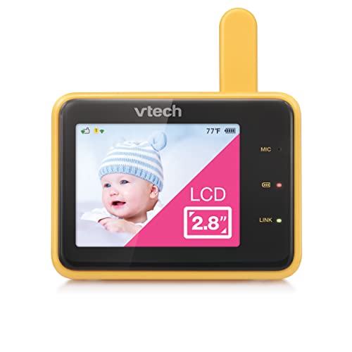 VTech RM2701 2.8" Accessory Baby Monitor Viewer (Requires RM9751 WiFi Camera to operate) Remote Monitoring, Night Light, Soothing Sounds & Lullabies, Two-way Intercom, Temperature Sensor, Night Vision