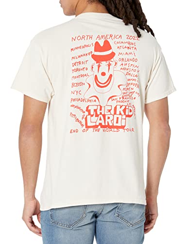 The Kid Laroi Unisex's Standard EOTW Red Sketch Tee, White, Large