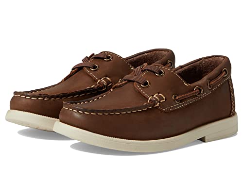 Florsheim Boy's Croquet Jr Moc Toe Boat Shoe (Toddler/Little Kid/Big Kid) Tan 3 Medium