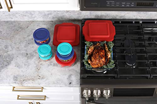 BOVADO USA Meal Prep Glass Food Storage Containers (20-Piece Set)