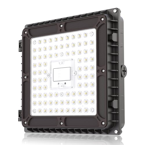 HYPERLITE LED Canopy Light 65W,8450Lumens Canopy LED Lights 4000K Warm White,LED Canopy Light Outdoor IP65 Waterproof UL Certified for Gas Station,Garage,Shop,Carport,Workshop,Walkway
