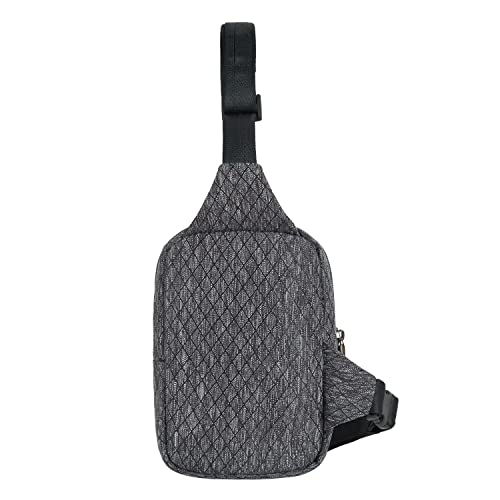 Travelon Anti-Theft Greenlander Compact Sling Bag, Diamond Ash