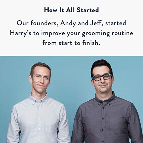 Harry’s Razors for Men - 5 German-engineered 5-Blade Cartridges, Travel Cover, Shave Gel (Charcoal)