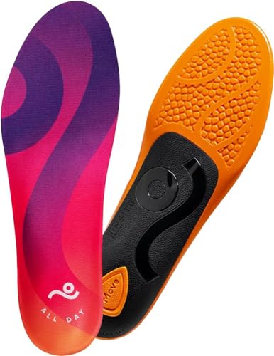 MOVE All Day Comfort Insole - Extra Plush Foam Insole for Stress Reduction on Feet, Knees, Back, Shock Absorbing, Walking, Foot Cushion, Comfort, Arch Support, and Work Boots (M15-15.5/WM16.5-17)