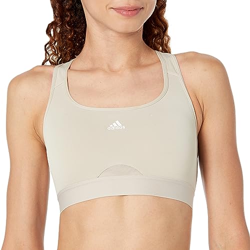 adidas Women's Powerreact Training Medium-Support Bra, Black