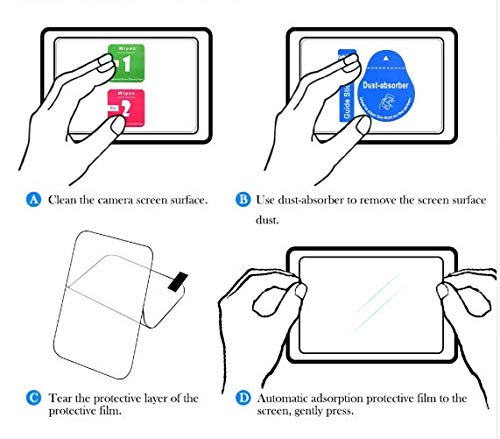 conulog [2-Pack Screen Protector Tempered Glass for Canon G7X Mark III - Ultra Thin Screen Protective Film For Camera Canon G7 X Mark iii G9X Mark II GX7 GX9 (transparent) (transparent)
