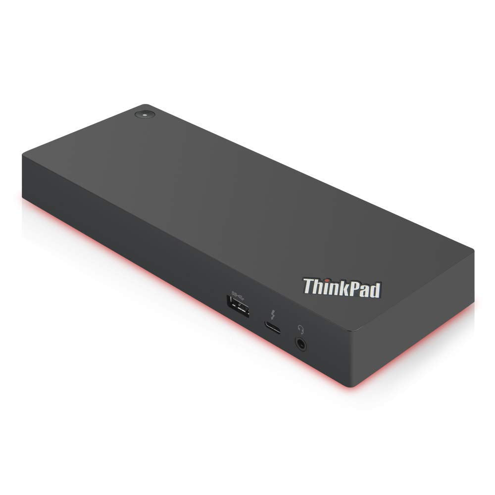 Lenovo [OB] USA ThinkPad Thunderbolt 3 Dock Gen 2 135W (40AN0135US) Dual UHD 4K Display Capability, 2 HDMI, 2 DP, USB-C, USB 3.1, Black