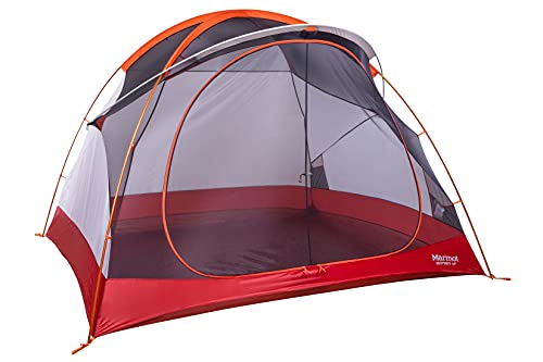 Marmot Midpines 4-Person Tent | Weather-Resistant and Durable, Orange Spice/Arona