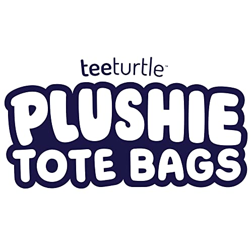 TeeTurtle - Plushie Tote Bag - Tabletop Cthulhu - From the creators of the Original Reversible Octopus Plushie - Take Your Plush Pal Wherever You Go!