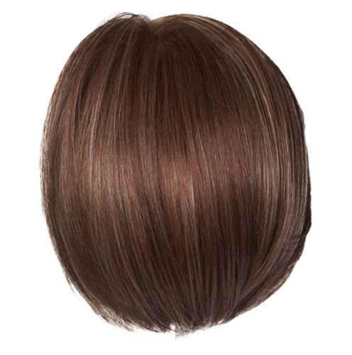 Raquel Welch Straight Up With A Twist Elite Chin Length Tailored Bob Wig by Hairuwear, Average Cap, RL6/30 Copper Mahogany