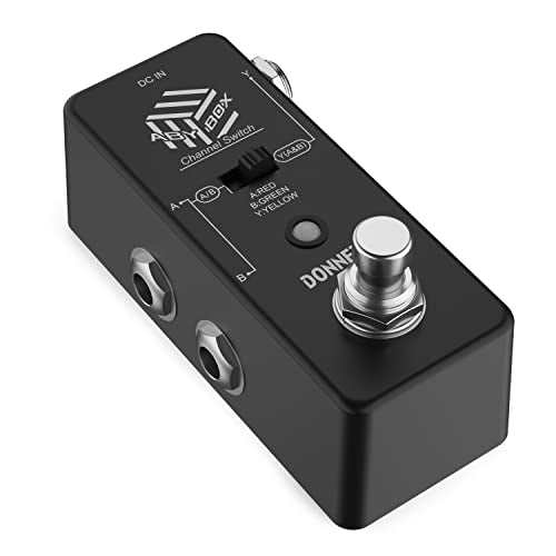 Donner Triple Looper Guitar Pedal, 90 mins Looping Time Loop Pedal with Screen, 3 Loops Looper Pedal with Unlimited Overdubs Undo/Redo