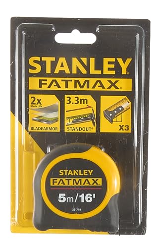 Stanley FATMAX Classic Tape with Blade Armor, 5m/16ft