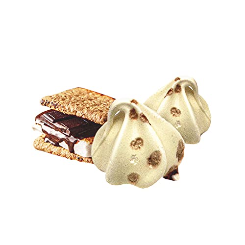 Krunchy Melts Original Meringue Cookies | Salted Caramel Flavor | Only 90 Calories Per Serving | Low Fat, Gluten Free, Dairy Free (4 Oz)