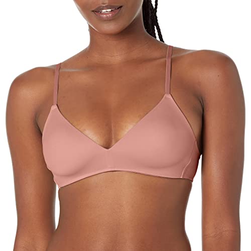 Hanes Women's Eco Luxe Lightly Lined Wirefree DHY207, Earthen Tan, 32C