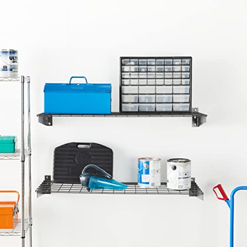 HyLoft Steel Wall Shelves and Storage Racks for Garage (45-Inch X 15-Inch) and (36-Inch X 18-Inch)