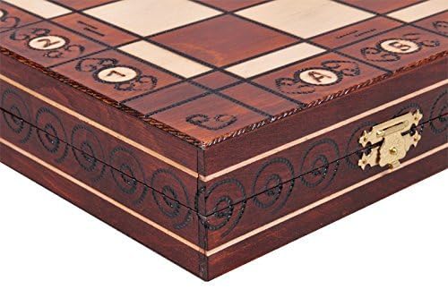 The Jarilo, Unique Elegant Wooden Chess Game Set, Pieces, CBoard and Chess Piece Storage – Finely Handcrafted in Europe for Adults and Kids