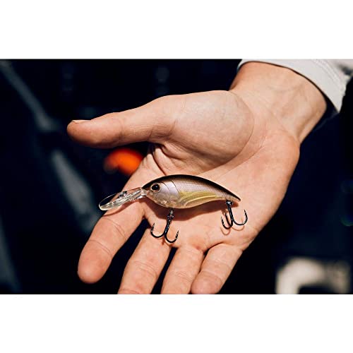 Berkley Money Badger Fishing Lure, Perch, 3/16 oz, 1.5in | 4cm, Hybrid Baitfish-Crayfish Design, Patented FlashDisc Technology, Equipped with Sharp Fusion19 Hooks