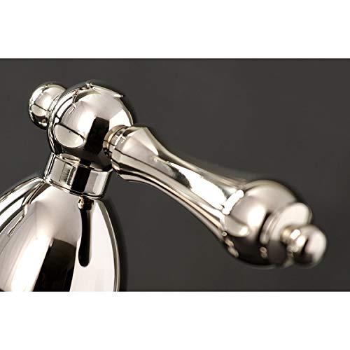 Kingston Brass KS1977AL 8 in. Widespread Bathroom Faucet, Brushed Brass, 7-9/16 Inch in Spout Reach