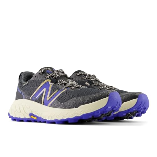 New Balance Women's Fresh Foam X Hierro V7 Trail Running Shoe, Shadow/Black, 8.5 Wide