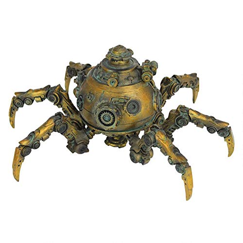 Design Toscano CL6874 Octopod Mechanical Steampunk Sculpture, antique gold