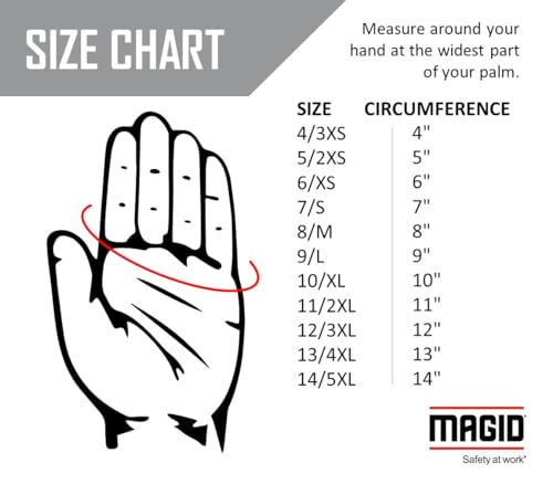 MAGID JerseyMaster 8 oz. Clute Pattern Jersey Gloves with Knit Wrist, 12 Pairs, T92C