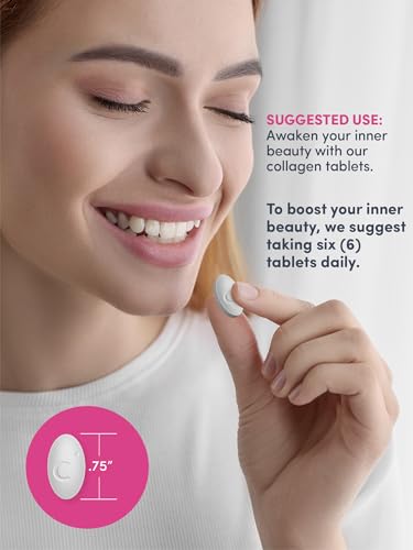 NeoCell Super Collagen With Vitamin C and Biotin, Skin, Hair and Nails Supplement, Includes Antioxidants, Tablet, 180 Count, 1 Bottle