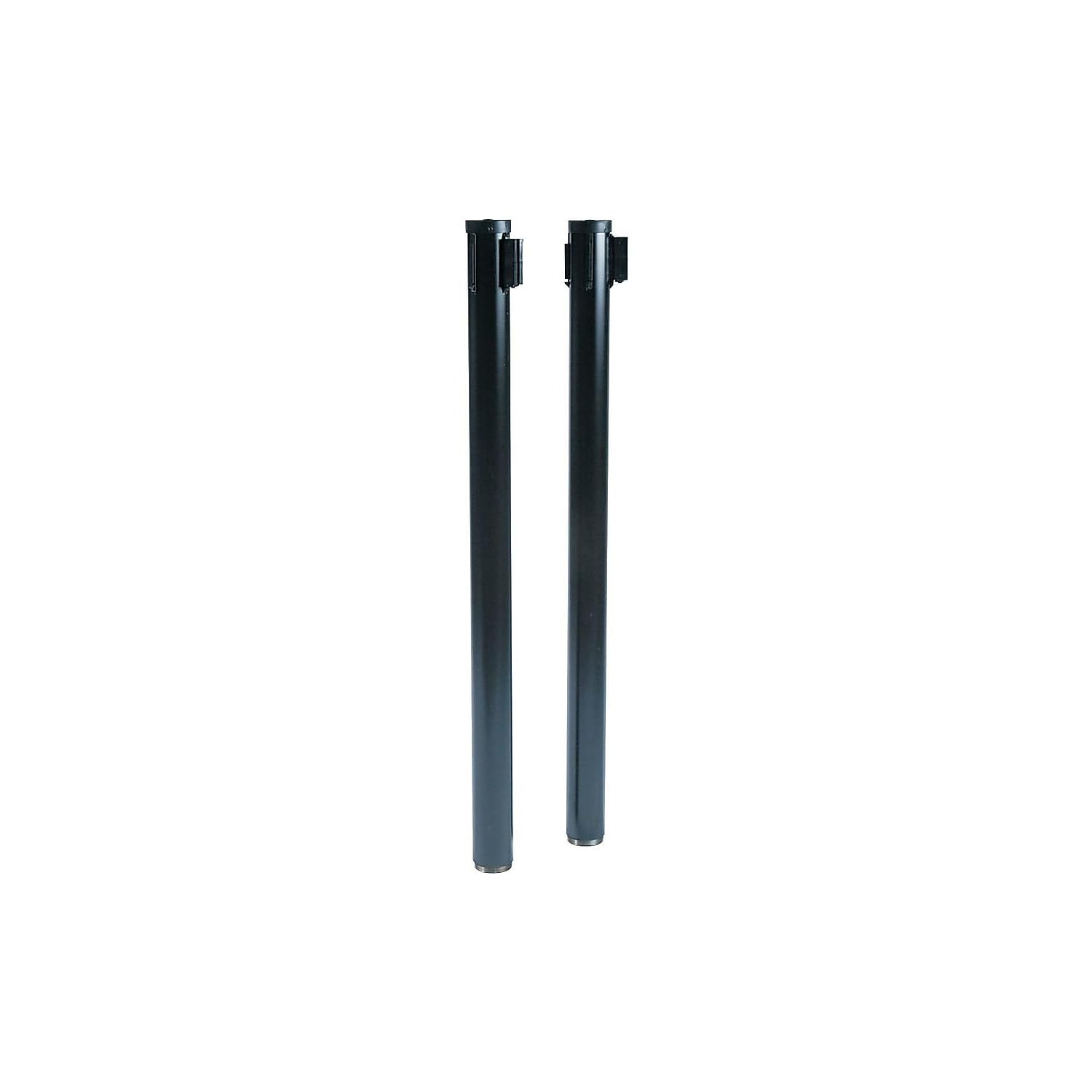 Tatco Adjusta-Tape Stanchion Post, Black