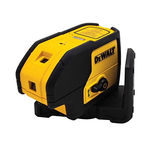 DEWALT Line Laser, Self-Leveling, 3-Beam, Red (DW083K), Yellow