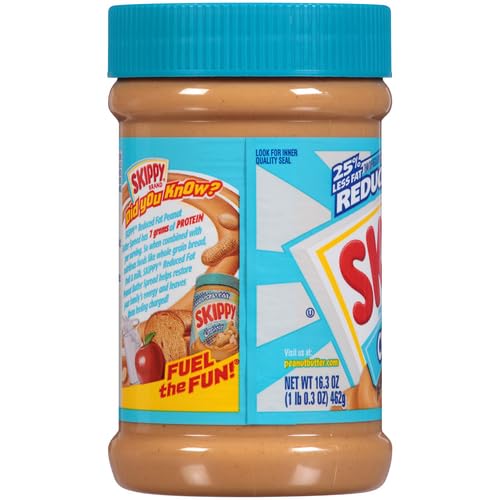 SKIPPY Reduced Fat Creamy Peanut Butter Spread, 16.3 Ounce