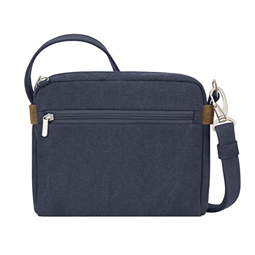 Travelon Anti-theft Heritage Crossbody Bag, Indigo, One Size