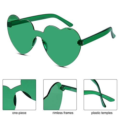 Virtue morals 8 Pair Heart Shaped Sunglasses for Women, Heart Glasses, Heart Sunglasses, Purple