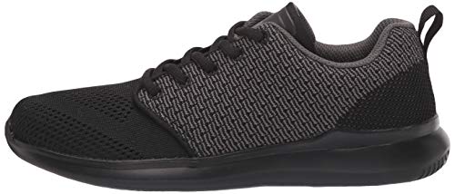 Propét Women's TravelBound Tracer Sneakers, Black, 7 Narrow US