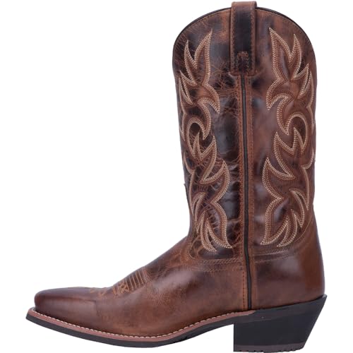 Laredo Mens Breakout Square Toe Casual Boots Mid Calf - Brown - Size 10.5 D