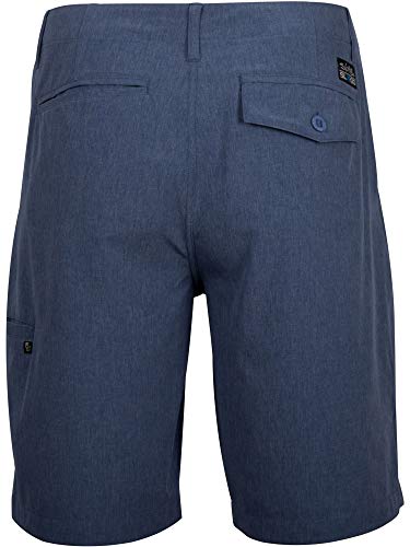 Salt Life Mens Transition Walkshort, Blue Fog, 28