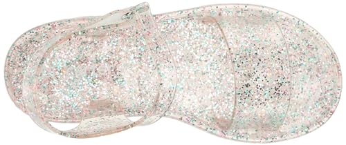 Carter's Kids IRIS7 Sandal, Grey Shimmer, 4 US Unisex Toddler