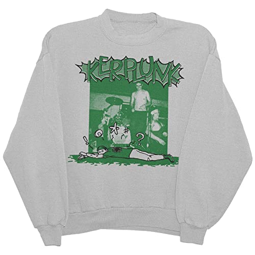 Green Day unisex-adult Standard Kerplunk Sweatshirt, Grey
