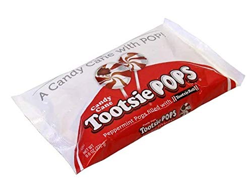 Peppermint Candy Cane Tootsie Pops (Pack of 2)