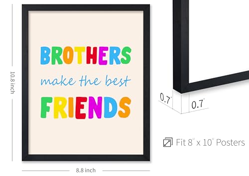 Poster Master This Is A Safe Space Poster - Mental Balance Print - School Counselor Art - Gift for Psychologist, Student & Teacher - Great Decor for School or Therapist Room, 11x14 Black Framed