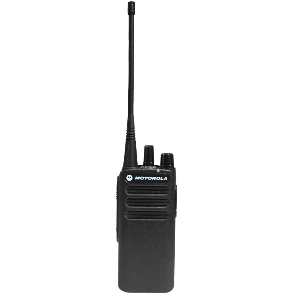 4 x Motorola CP100D Analog UHF Portable Non-Display Two Way Radio, 16 Channel, 4 Watt (403-480MHz) - 4 Pack Bundle